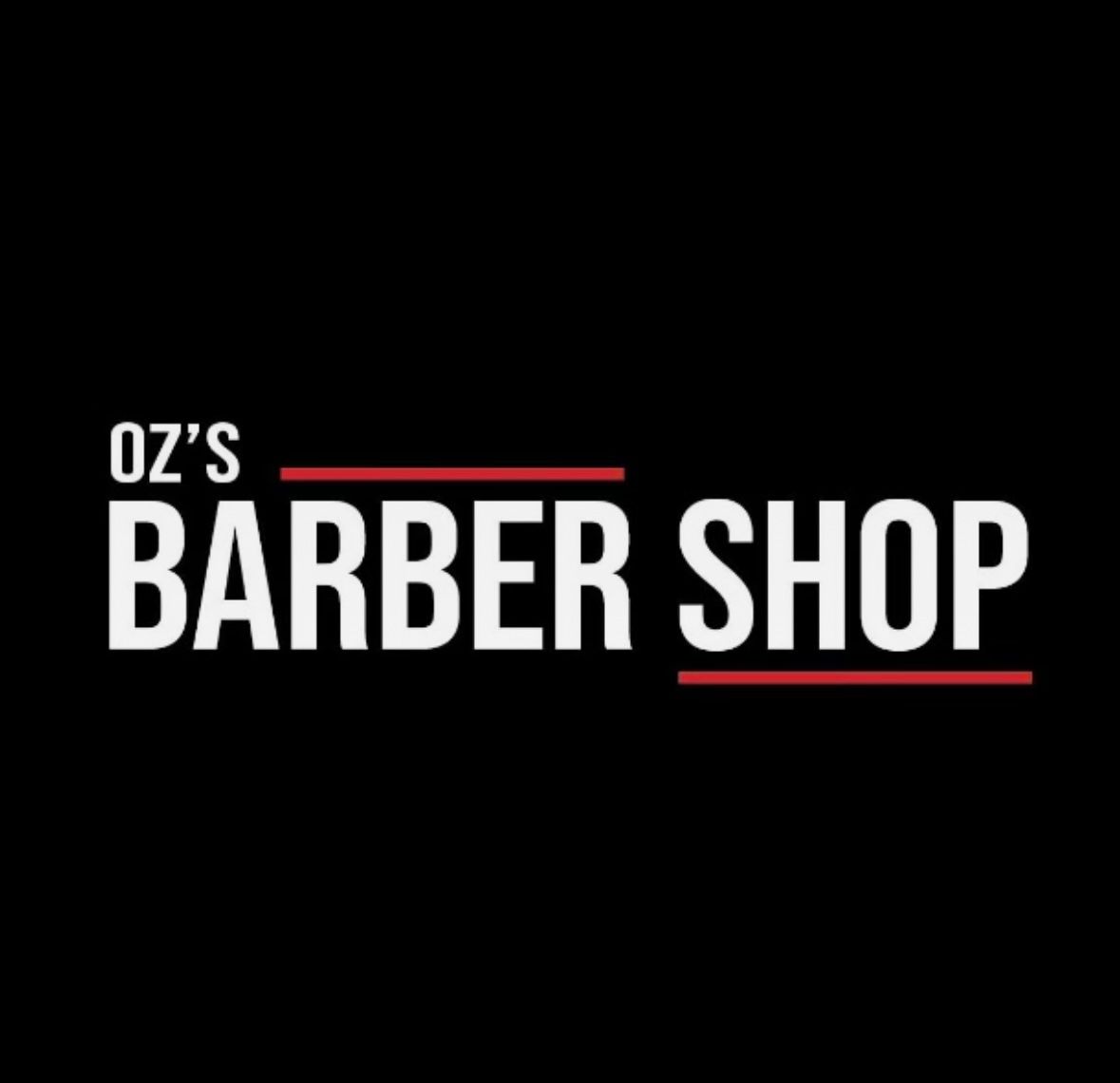 Oz's Barber Shop Logo